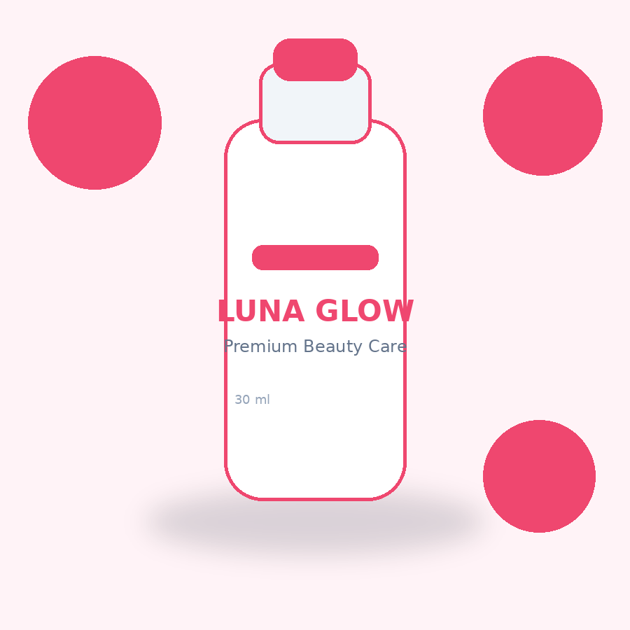سرم روشن‌کننده ویتامین C مدل Luna Glow حجم ۳۰ میلی‌لیتر